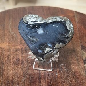 Volcano Agate Heart